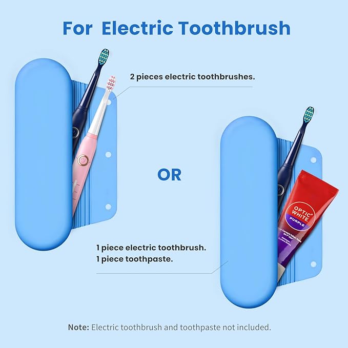 Silicone Electric Toothbrush Travel Case, Manual Toothbrush Travel Cover