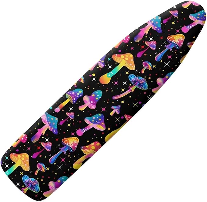Sprowallow Shining Mushroom 15x54 Ironing Board Cover and Pad, Iron Scorch