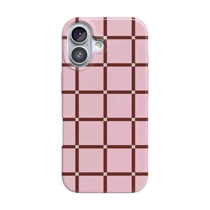 Casely iPhone 17 Case | Blue Stripes | Sunday Best | Compatible with MagSafe | Classic Ultra Slim Design