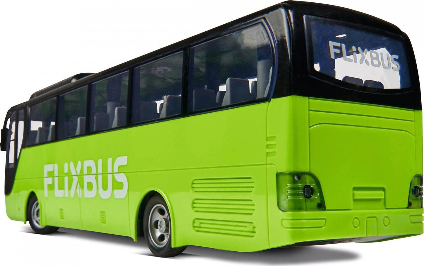 Carson 500907342 FlixBus 2.4GHz - 100% Ready to Drive, Toy Bus, Toy Car, Remote Controlled Car, for Children from 8 Years, Driving Time Approx. 60 Minutes, Colourful