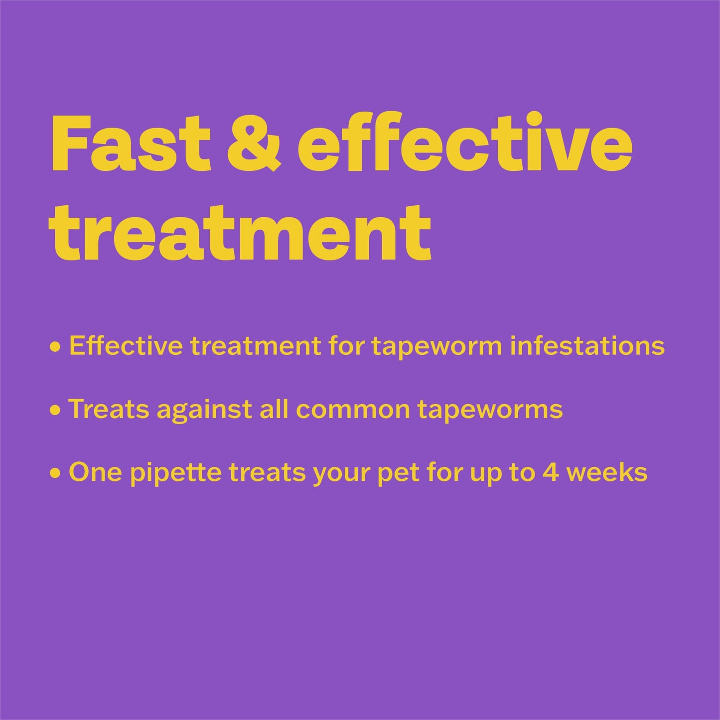 Bob Martin Clear Spot On Wormer for Cats & Kittens - 100% Effective Tapeworm Treatment (4 Pipettes)