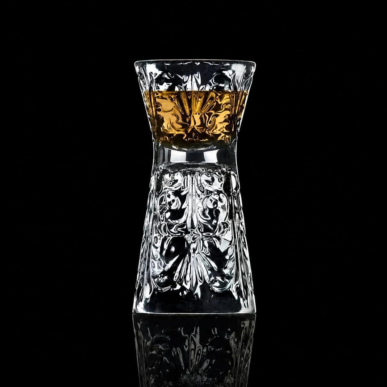 1930s Paris Crystal Double-Sided Cocktail Jigger (Gift Box)