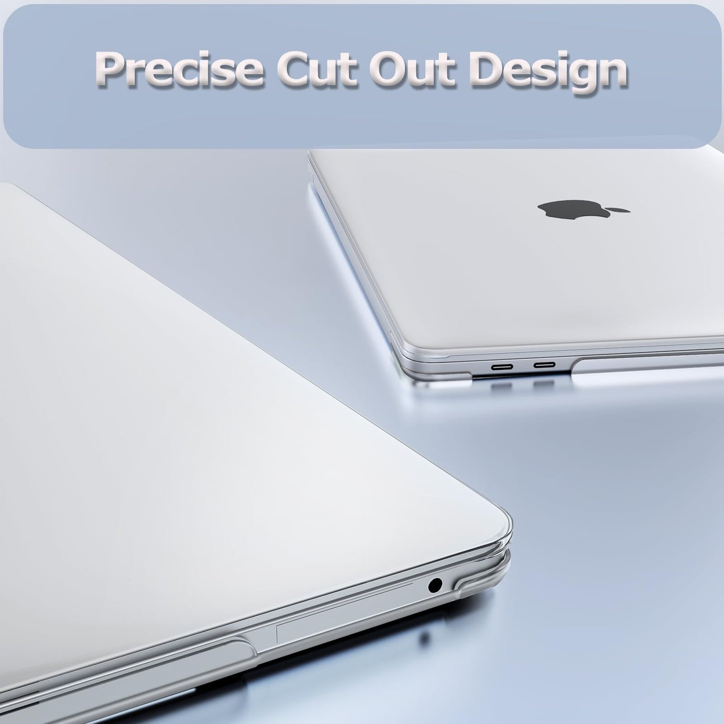 MOSISO Compatible with MacBook Pro 13 inch Case M2 M1 2025 2024-2016 A2338 A2289 A2251 A2159 A1989 A1706 A1708, Plastic Hard Shell Cover &Keyboard Skin&Screen Film&Pouch, Crystal Clear