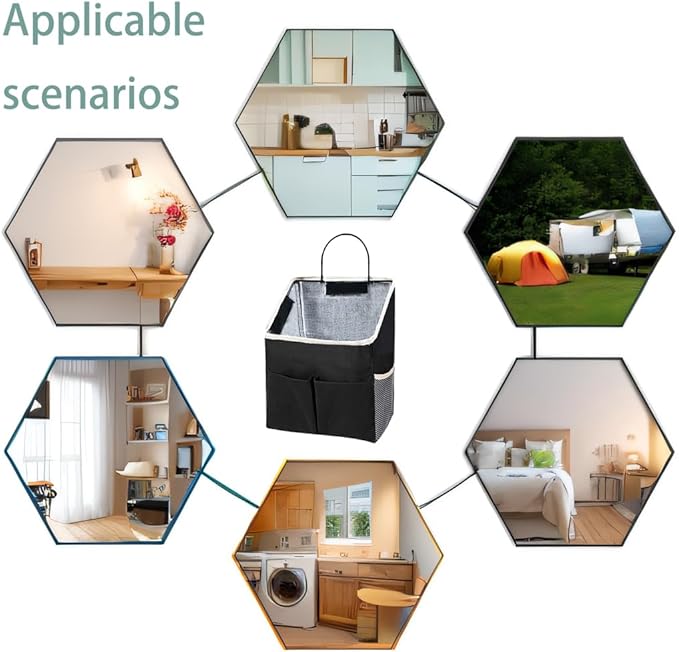 2pcs Wall Hanging Storage Bag, Wall Hanging Organizer Bags