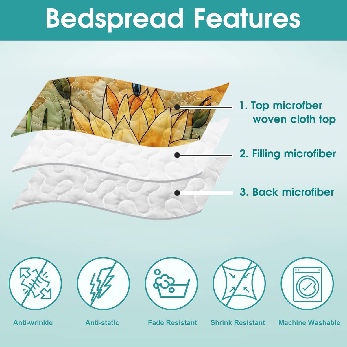 Jeminise Dragonfly Patchwork Pattern Quilt Set, Animal Style, Dragonfly Quilt Set Bedspread, Custom Patchwork Pattern Quilt Bedset, Cotton Bedding for Bedroom Girl Room