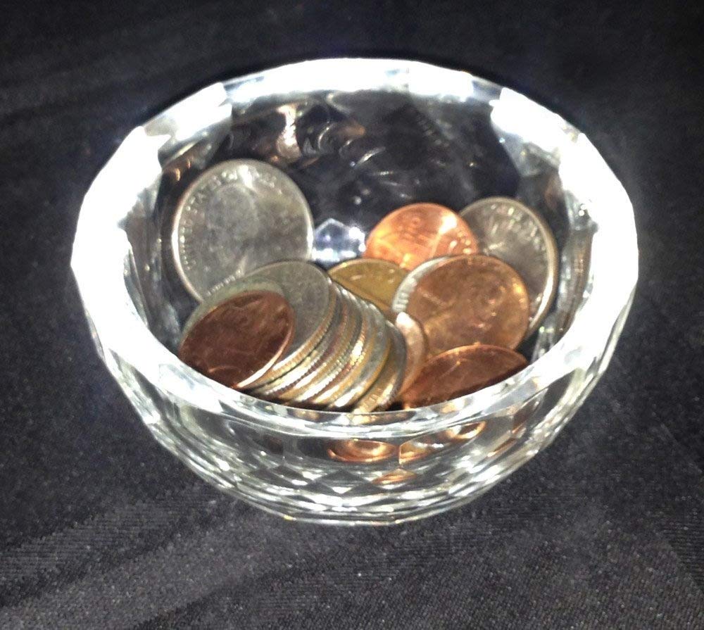 Amlong Crystal Clear Faceted Crystal Mini Bowl 3 Inch