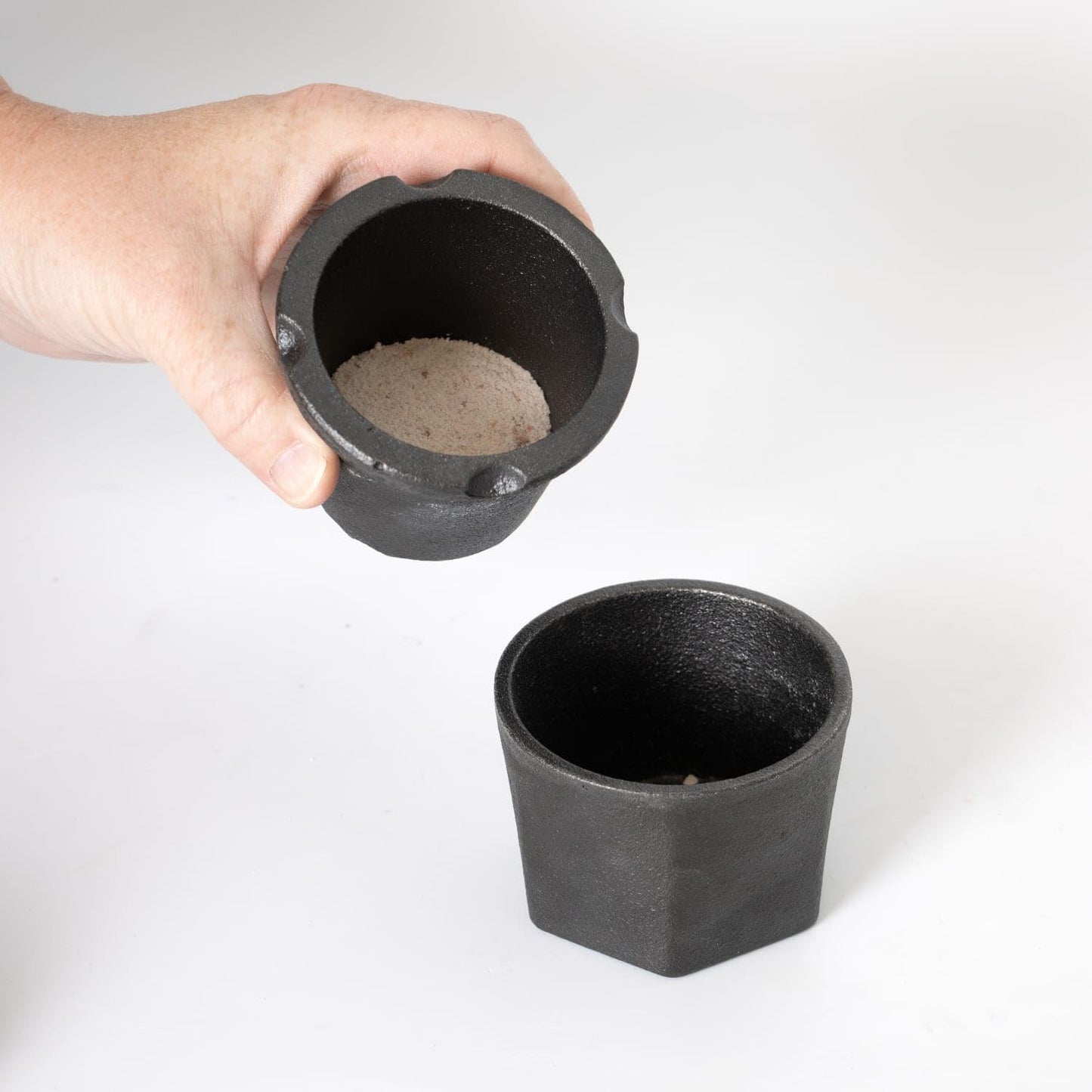 Lehman's Cast Iron Spice Grinder 3-Piece Set, Heavy Duty Manual Spice Mill for Fresh Herbs Salt Pepper and More, Durable Easy-to-Use Kitchen Tool