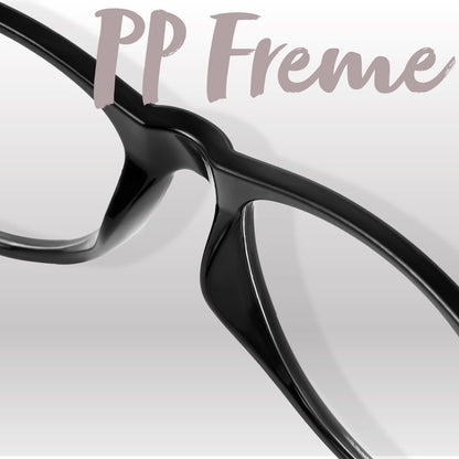 Spooktacular Creations Nerd Glasses, Black Fake Glasses with Clear Lenses Costume Props Halloween Cosplay for Men Women Adult Halloween Accessories Outfit