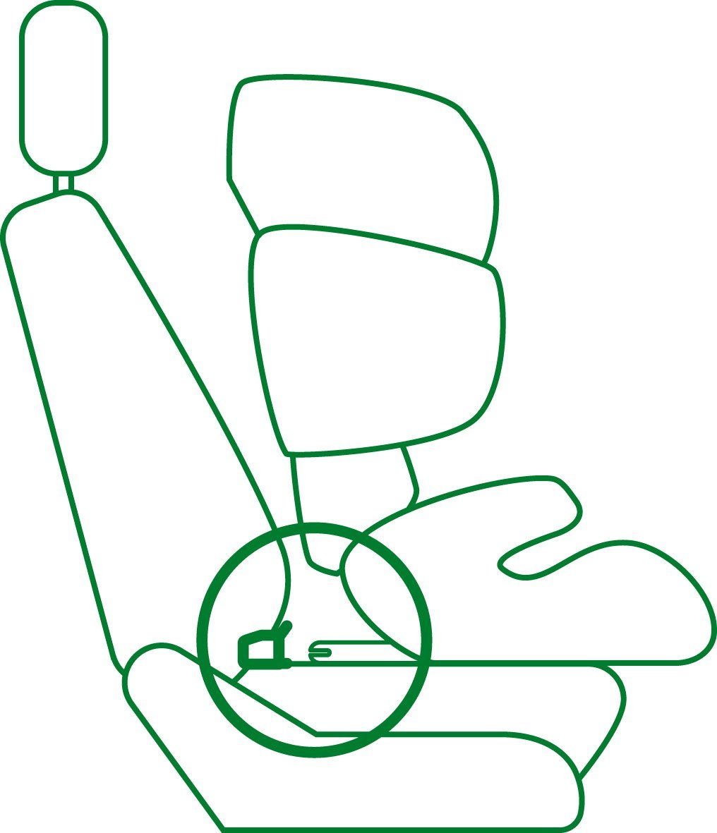 Cybex, ISOFIX Installation Aids For simplified Car Seat Installation, black