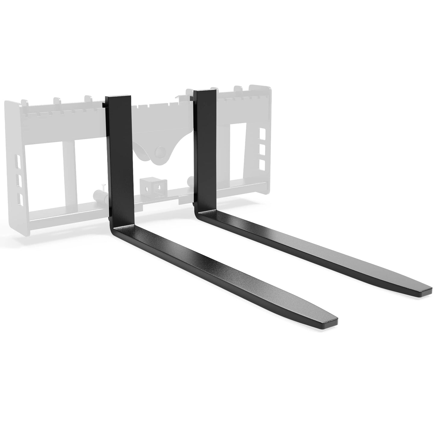 YITAMOTOR 48" Pallet Forks Forklift Blades, 4000lbs Universal Skid Steer Pallet Forks Attachment, Heavy Duty Quick Attach Forklift Blades for Kubota Bobcat Skid Steer Loaders Tractors, 2 Packs