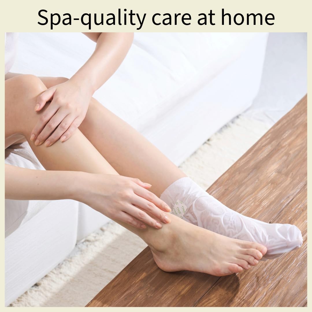 Codi New York Relaxing Aroma Foot Mask, Home Spa Moisturizing Pedicure Socks, 6 Pairs, For Dry Cracked Heel, Hydrating Foot Treatment, Made in Korea (Peppermint)
