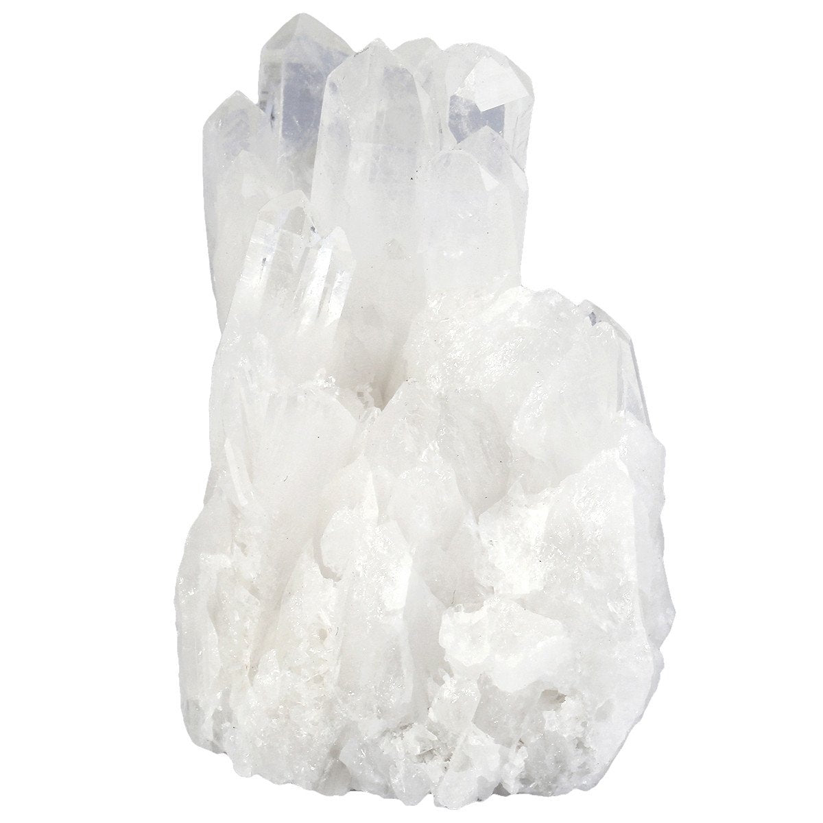 mookaitedecor Natural Clear Quartz Crystal Cluster Mineral Geode Druzy Specimen, 0.15lb-0.29lb