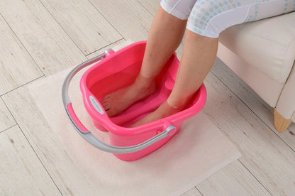 Inomata Chemistry 2503 Inomata Foot Bath, Relaxing, Cold Protection, Pink