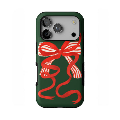 Casely iPhone 17 Pro Max Case | On The Dot | Maroon Polka Dot | Compatible with MagSafe | Bold Protective Design