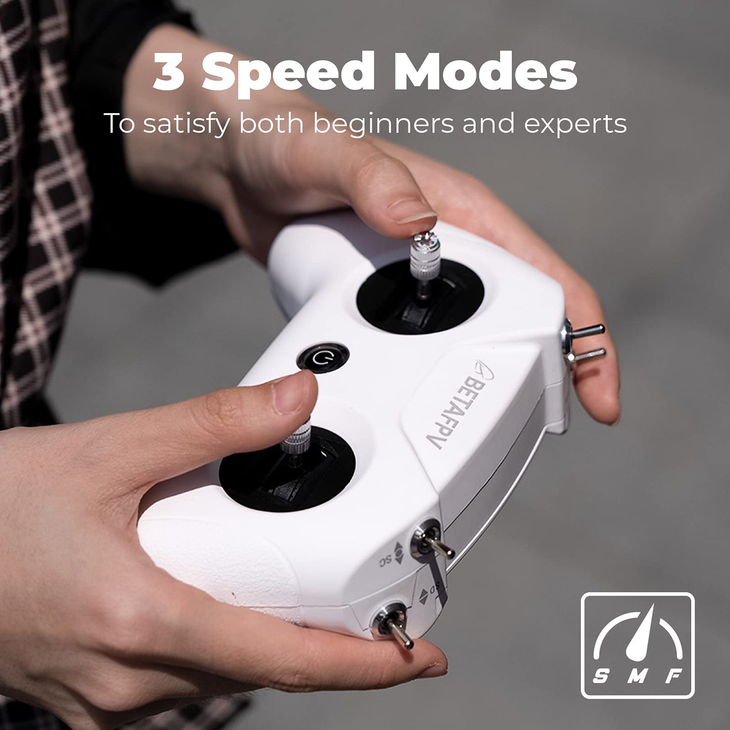 BETAFPV Cetus FPV RTF Drone Kit for Brushed Racing Drone, with LiteRadio 2 SE Transmitter VR02 FPV Goggles, Fly FPV Drone Kit for Beginners to Fly Faster Further