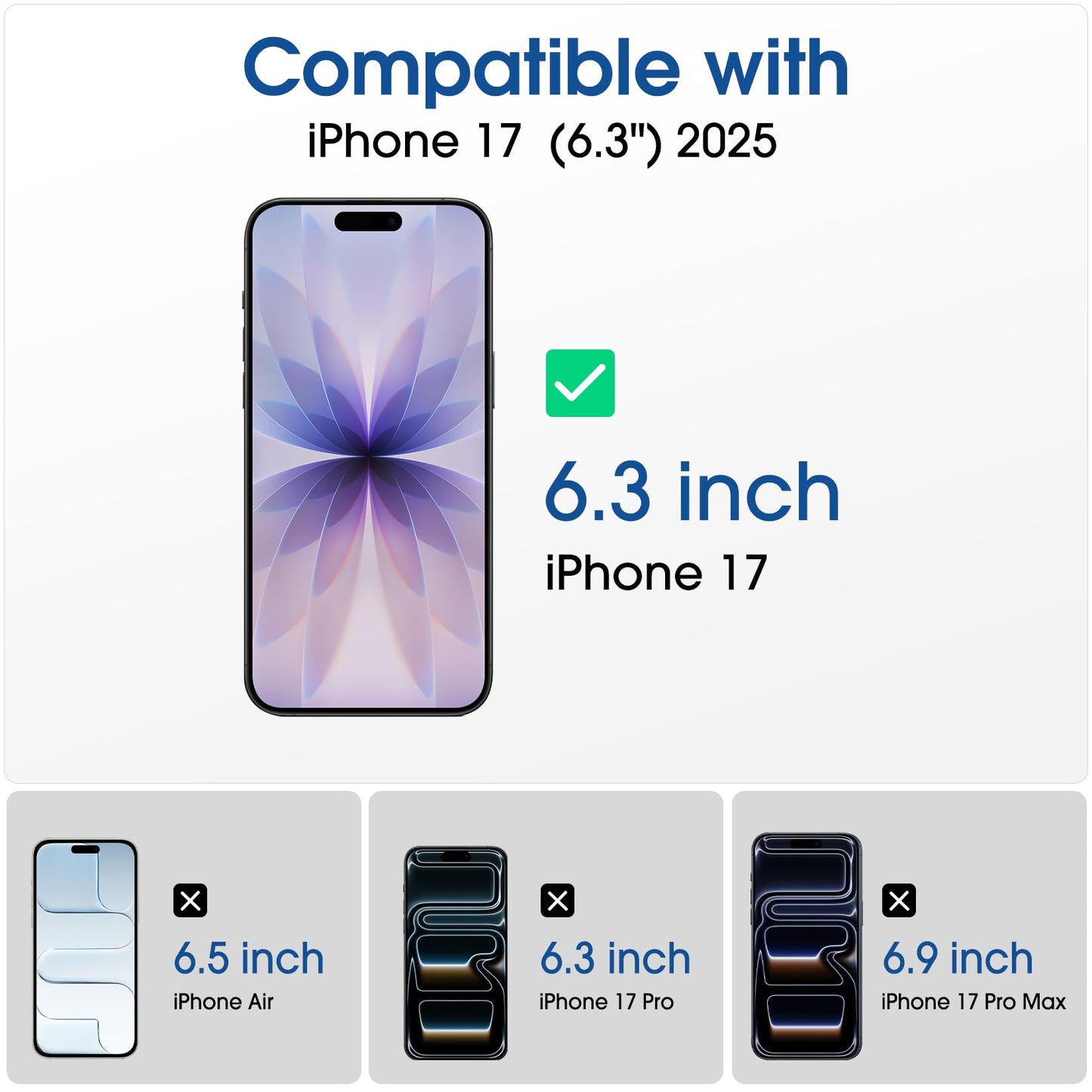 amFilm Auto-Alignment OneTouch for iPhone 16 [6.1''] Screen Protector + Camera Lens Protector, Tempered Glass, 30 seconds Installation, Bubble Free, Case Friendly, Anti-Scratch [2+2 Pack]