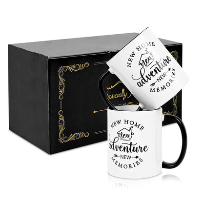 Cabtnca House Warming Gifts New Home, New Home Gift Ideas for Women Men Couple, Christmas Housewarming Gifts, Closing Gift for House Buyers, First Apartment Essentials, 11Oz Pack of 2
