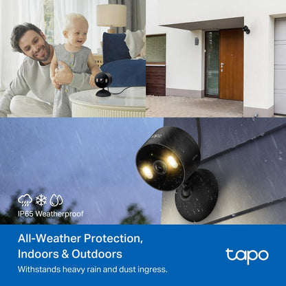 Tapo TP-Link 1080P Indoor Security Camera for Baby Monitor, Dog Camera w/Motion Detection, 2-Way Audio Siren, Night Vision, Cloud & SD Card Storage, Works w/Alexa & Google Home C100