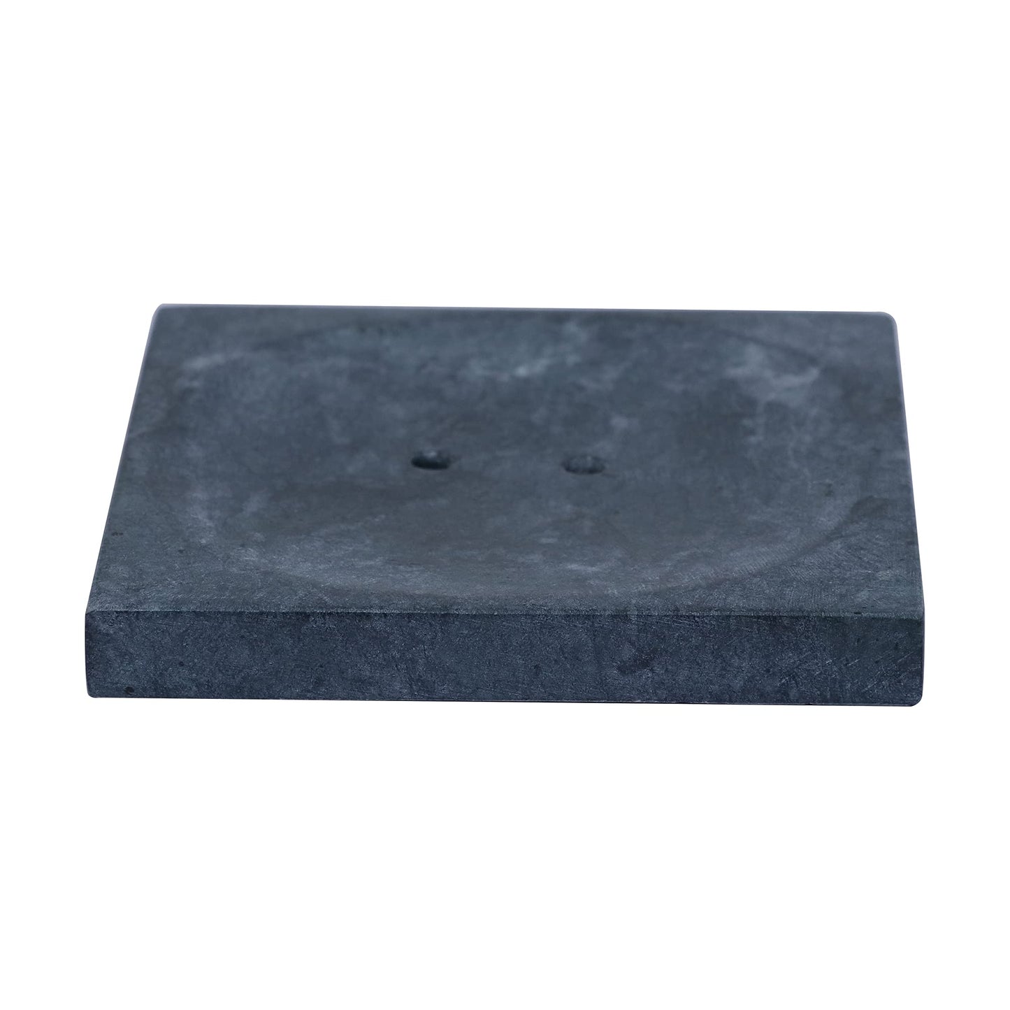 Crocon Marble Dish Holder Solid Design Soap Dish Bar Soap Holder for Bathroom, Kitchen and Countertops Luxury Decorative Accessory Box Soap Tray Size : (4.5 X 4.5 Inch)