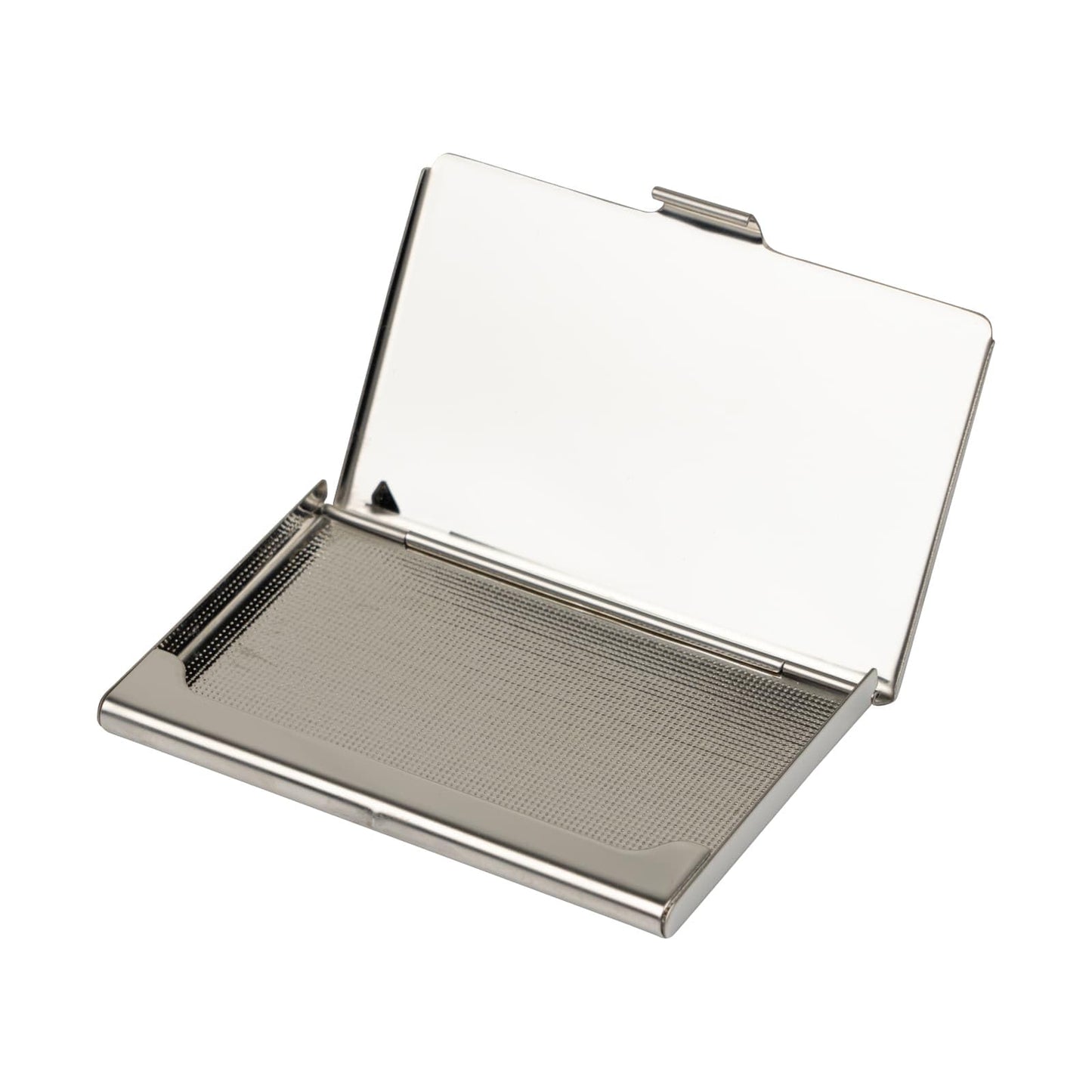 February Mountain Korean Mother-of-Pearl Business Card Holder – Crane & Deer Nature Design | Unique Asian Art Office Gift for Men & Women | Elegant Card Case for Professionals