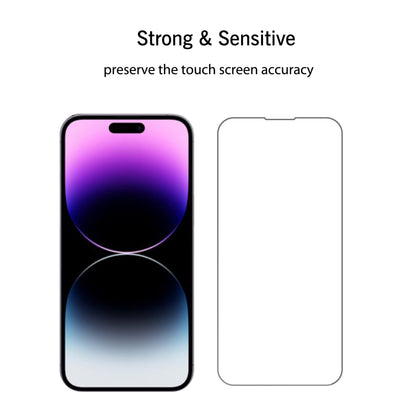 Ailun Screen Protector for iPhone 16 / iPhone 15 / iPhone 15 Pro [6.1 Inch] Display 3 Pack Tempered Glass, Dynamic Island Compatible, Case Friendly [Not for iPhone 16 Pro 6.3 Inch].