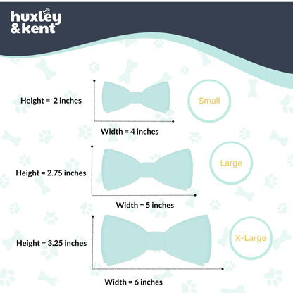 Huxley & Kent Pet Bow Tie for Dogs & Cats - Halloween Adjustable Hook & Loop Collar Accessory - Cute & Comfortable for Holidays & Celebrations - Ghostbusters, Extra-Large