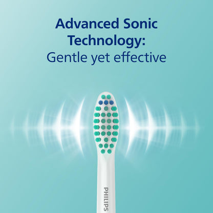 Philips Sonicare 3100 Electric Toothbrush, Sonic Toothbrush, Pressure Sensor and Timer, Sugar Rose and Black, Dual Pack, HX3675/15