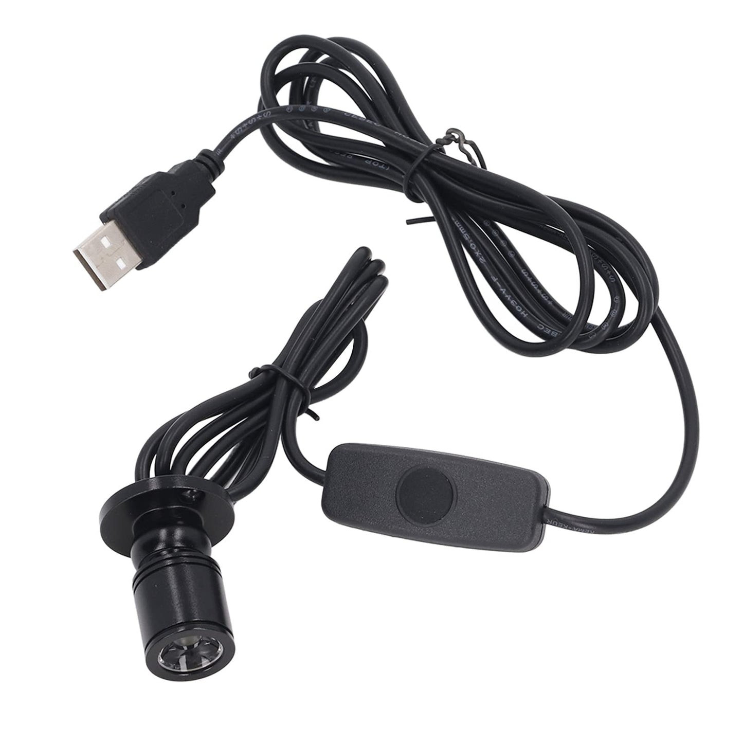 Mini LED Spotlight 5V USB Dimmable Spot Lights Accent Lights with 6.6ft Cable for Painting Picture Plants Jewelry Showcase Model Display (Warm White Light 3000K)