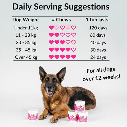 NutriPaw All-Itch Immunity Treats For Dogs - Soothe Itchy Paws, Eyes, Ears, Skin - Stop Itching, Licking, Scratching - Perfect for Small, Medium & Large Dogs - Supports Seasonal Itching