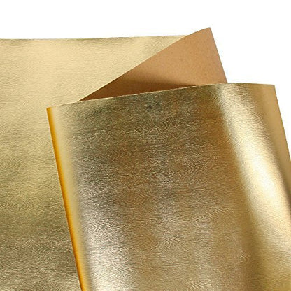 WRAPAHOLIC 30 Inch Gold Wrapping Paper Roll - Jumbo Roll Basic Texture Matte Gold for Birthday, Holiday, Wedding, Baby Shower Wrap - 30 inch x 16.5 feet