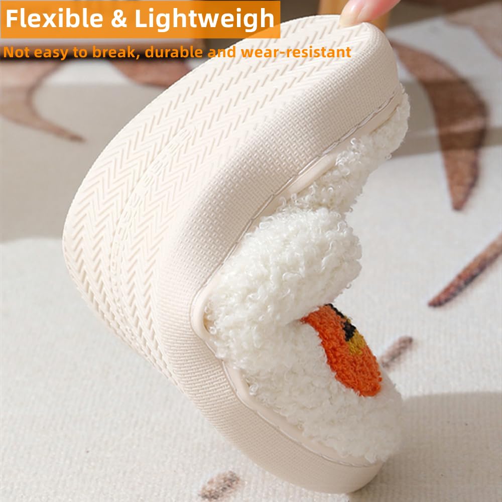 V OPXIN Halloween Slippers for Women Men Pumpkin Spooky Ghost Slippers Cozy Plush Warm Slip-on House Slippers Shoes for Indoor Outdoor Halloween Gifts