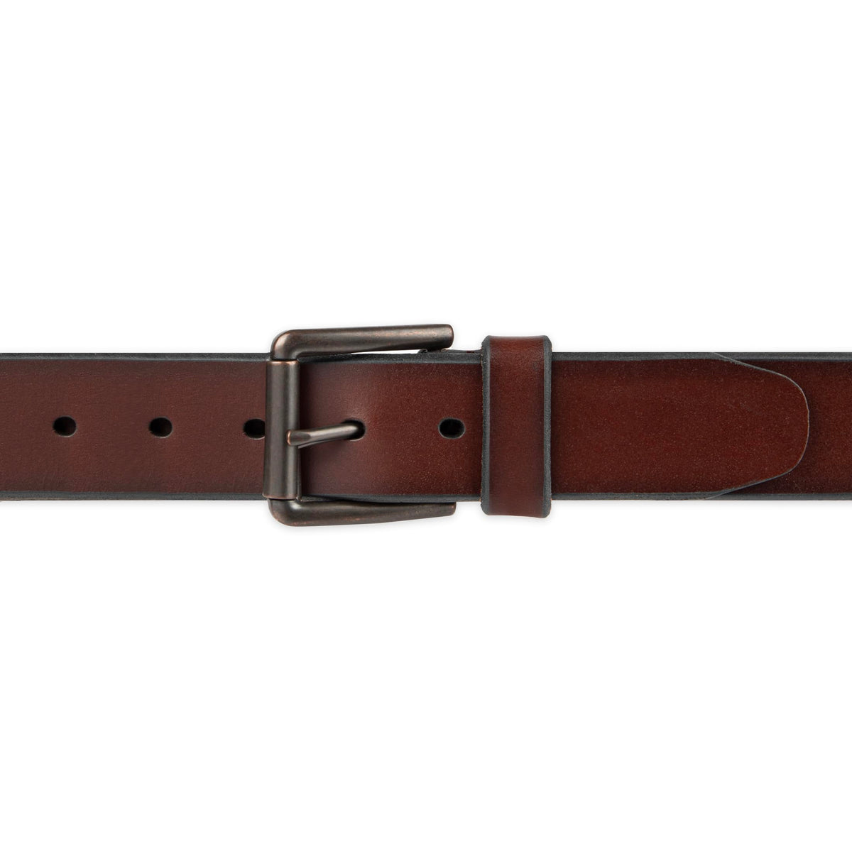 Dockers Men's Casual Leather Belt - 100% Soft Top Grain Genuine Leather Strap with Classic Prong Buckle ,Brown,40