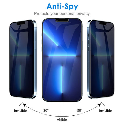 JETech Privacy Screen Protector for iPhone 11 and iPhone XR 6.1-Inch, Anti Spy Tempered Glass Film, 2-Pack