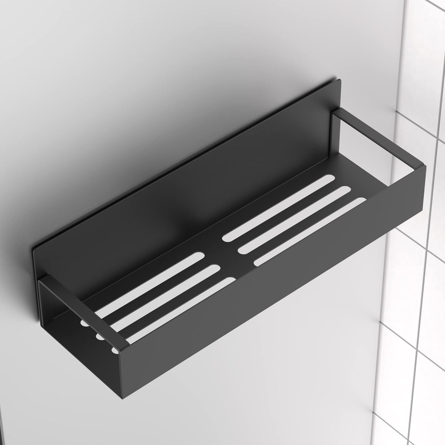 HuggieGems Metal 4 Pack Magnetic Spice Storage Rack Organizer for Refrigerator and Oven, Black Fridge Organizers and Storage, Metal