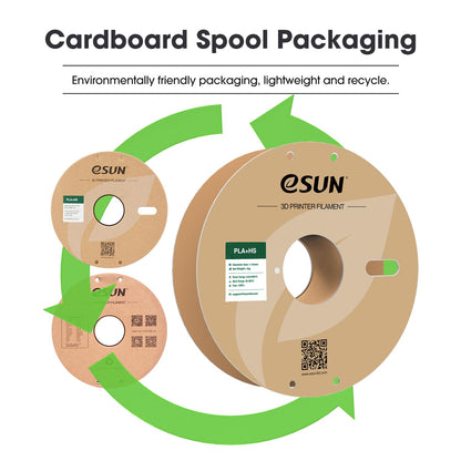 eSUN PLA+ Filament 1.75mm, PLA+HS High Speed 3D Printer Filament Dimensional Accuracy +/- 0.03mm, 1KG Spool (2.2 LBS) Speedy PLA Plus Filament for High Speed Printers, Pine Green