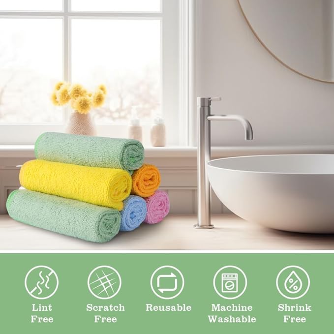 Washcloths - 20 Pack - Face Towels, Highly Soft Wash Cloths and Hand Towels