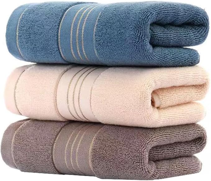 3 Pack Hand Towels for Bathroom, Cotton Soft Absorbent Decorative Hand Towel