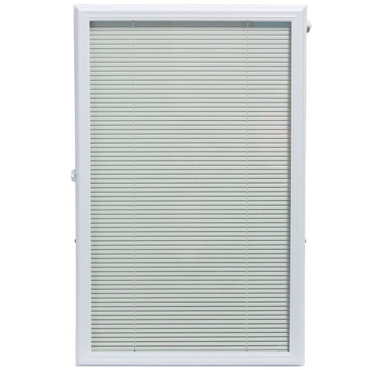 ODL Add On Blinds for Raised Frame Doors - Outer Frame Measurement 24" x 38" - Home Improvement - Easy to Install, Use and Maintain - Innovative Window Shades Behind The Tempered Safety Glass Panels