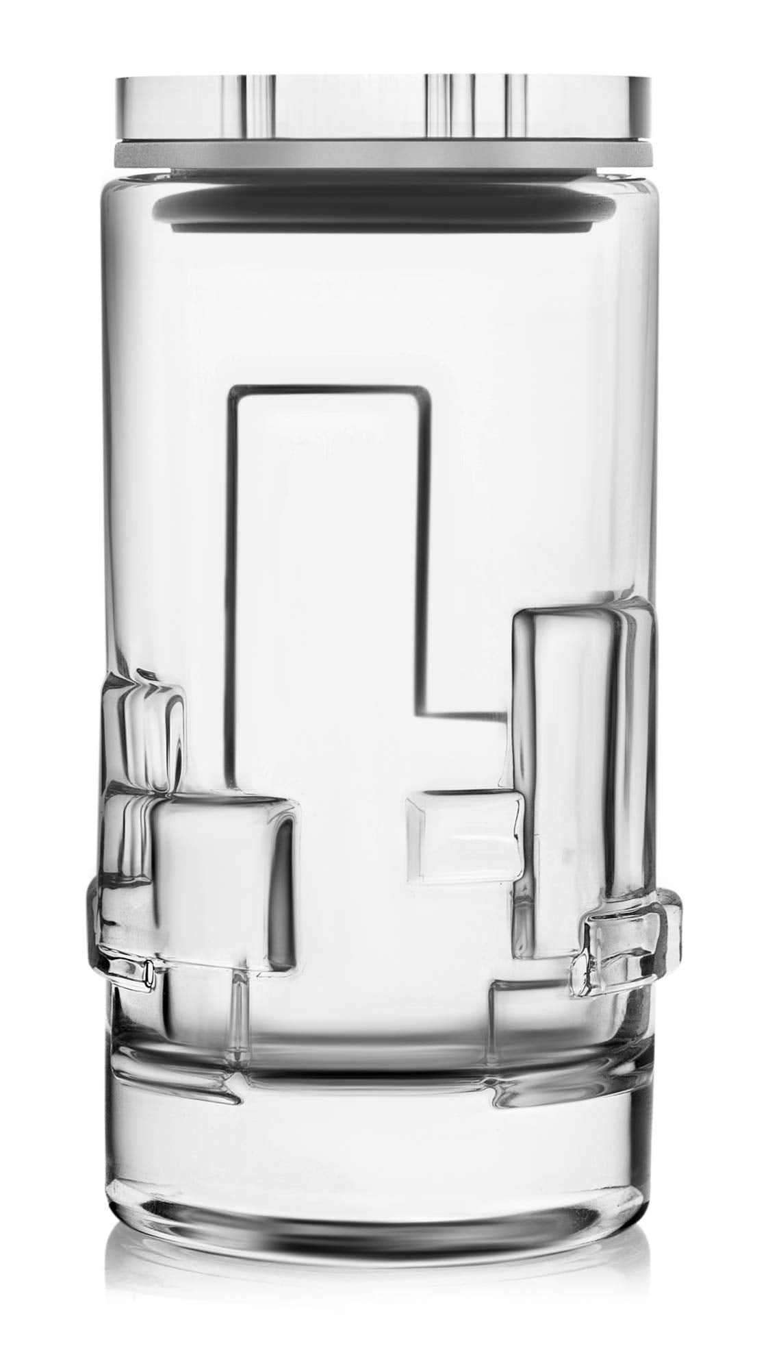 Salt Pepper Shakers by JoyJolt - 2Oz Salt and Pepper Set of 2 - Premium Quality Durable Glass - Elegant Triangle Design - Non-BPA and Dishwasher Safe - Ideal for Home Use, Restaurant, Hotel