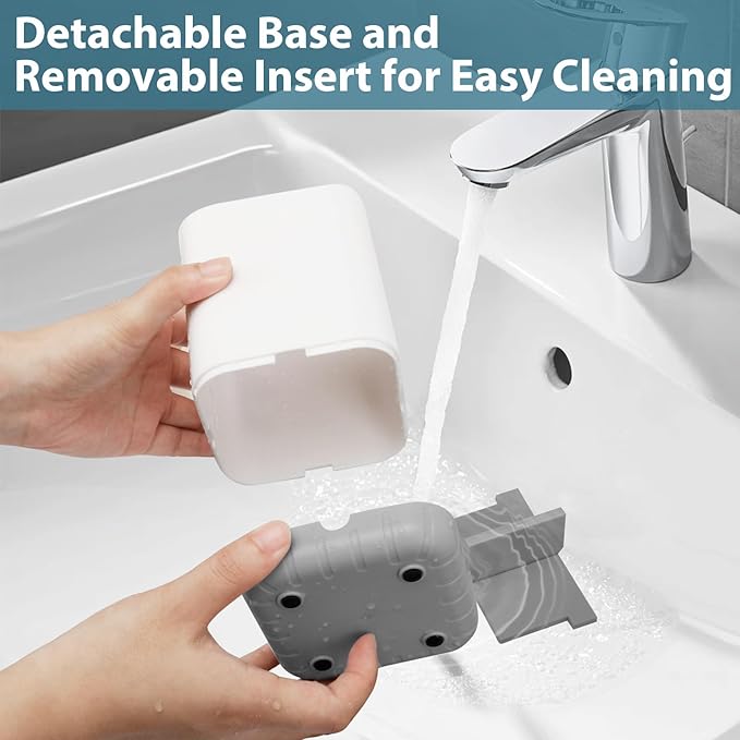 Boperzi Toothbrush Holders for Bathrooms, Detachable Electric Toothbrush Holder