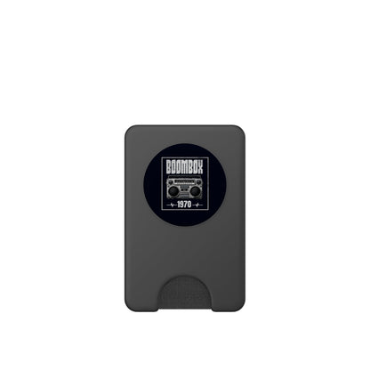 Boombox CD Player Cassette Audio AM FM Radio 1970 Birthday PopSockets PopWallet for MagSafe