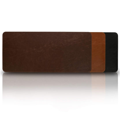 LONDO Leather Mousepad - Extended Desk Mat - Smooth Surface & Non-Slip Base