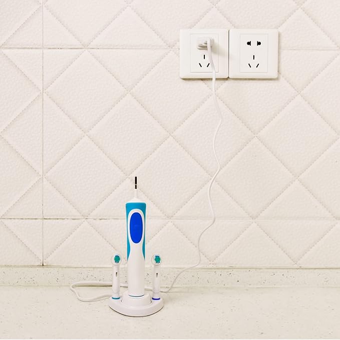 LazyMe Single Charger Holders Toothbrush Heads Holder Compatible