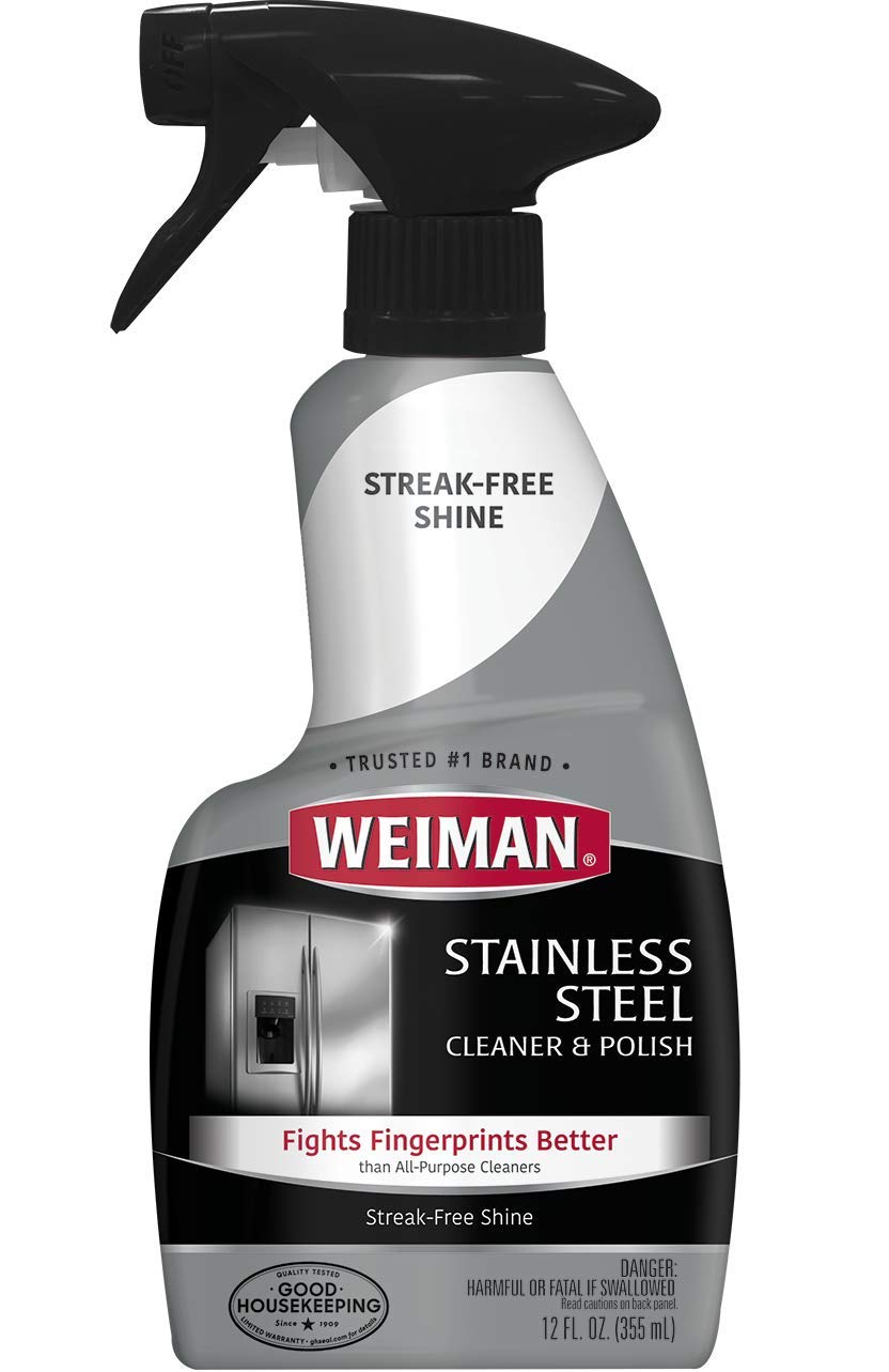 Weiman Stainless Steel Cleaner & Polish, 12 fl oz (355ml)