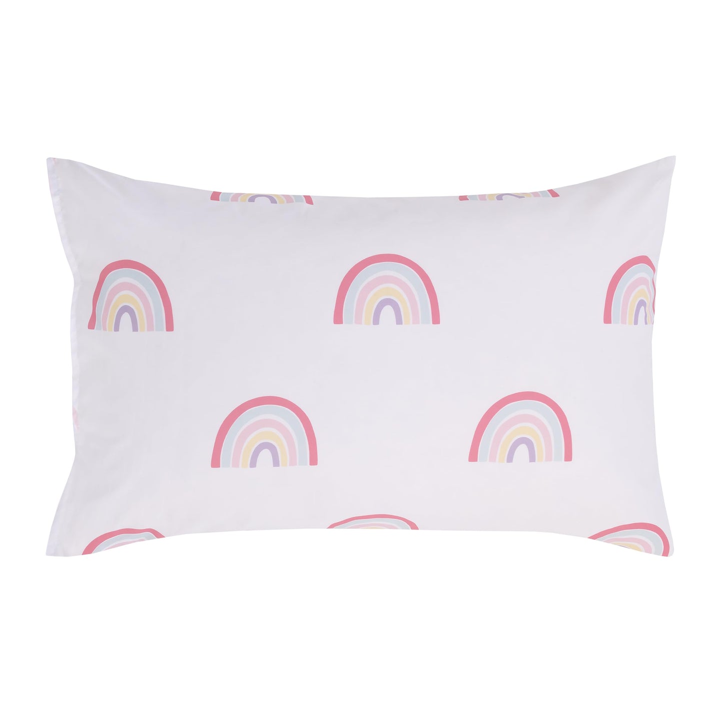 NoJo Carter's Rainbow Unicorn Pink, Purple, and Aqua Dream Big 4 Piece Toddler Bed Set - Comforter, Fitted Bottom Sheet, Flat Top Sheet, and Reversible Pillowcase
