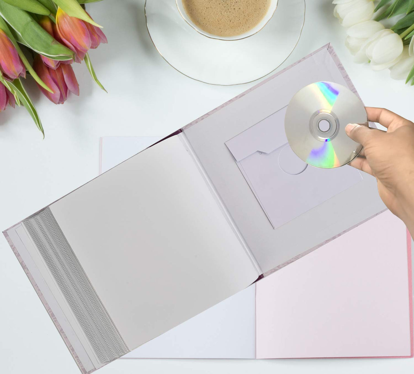 Arpan Photo Album Slip In Case Memo Photograph For 200 x 4 x 6 Inch / 10x15 cm Picture (Purple)
