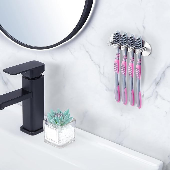 Electric Toothbrush Head Holder, Toothbrush Holders Wall Mounted, Adhesive