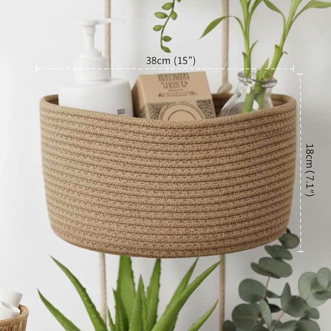 Over the Door Organizer, 3-Tier Hanging Storage Basket