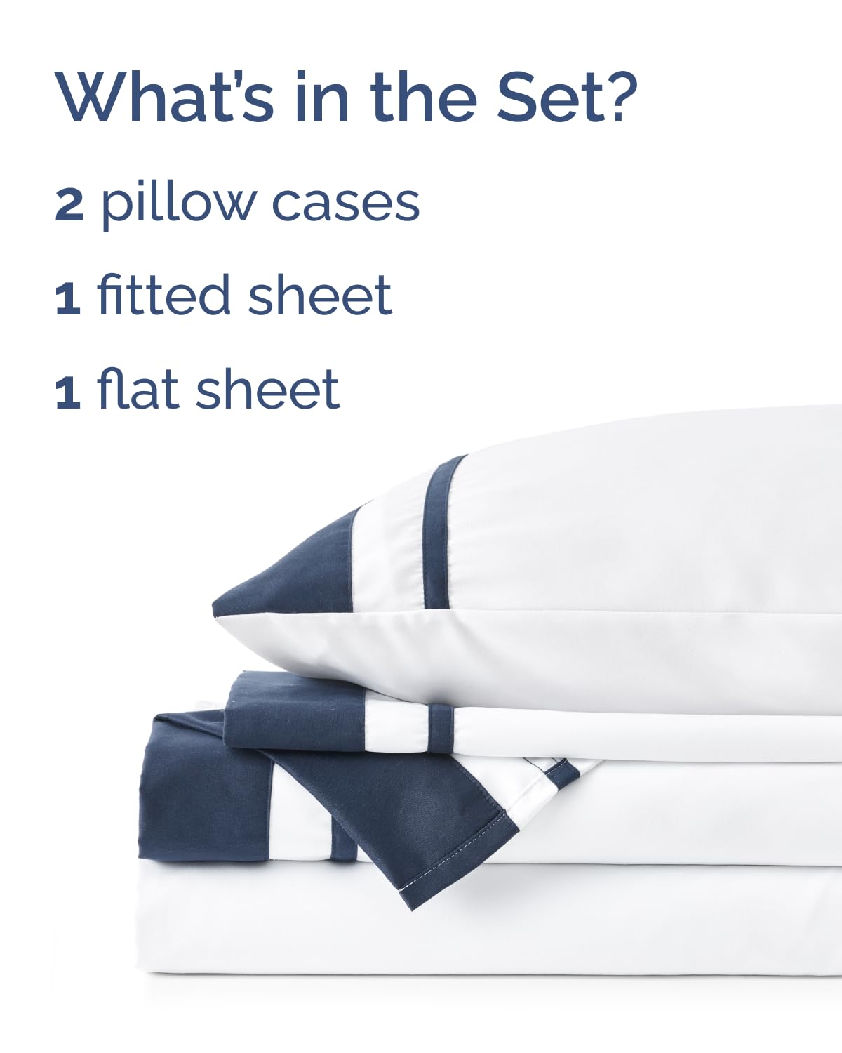Extra Thick Heavyweight Queen Size 4 Piece Sheet Set - High End Super Luxury Queen Bed Set - Ultra-Soft, Breathable & Wrinkle Free - Premium Heavyweight Hotel Quality Sheets with Deep Pockets - Navy