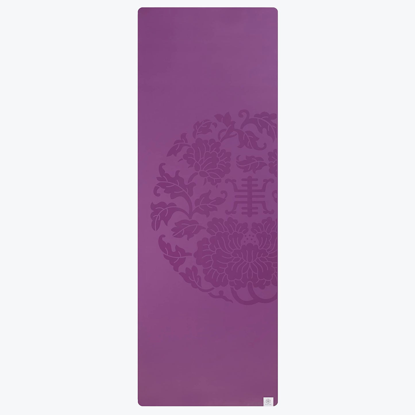 Gaiam Dry-Grip Yoga Mat - 5mm Thick Non-Slip Exercise & Fitness Mat for Standard or Hot Yoga, Pilates and Floor Workouts - Cushioned Support, Non-Slip Coat - 68 x 24 Inches
